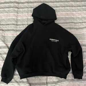Fear of God Essentials Fleece Hoodie II 'Black'  used